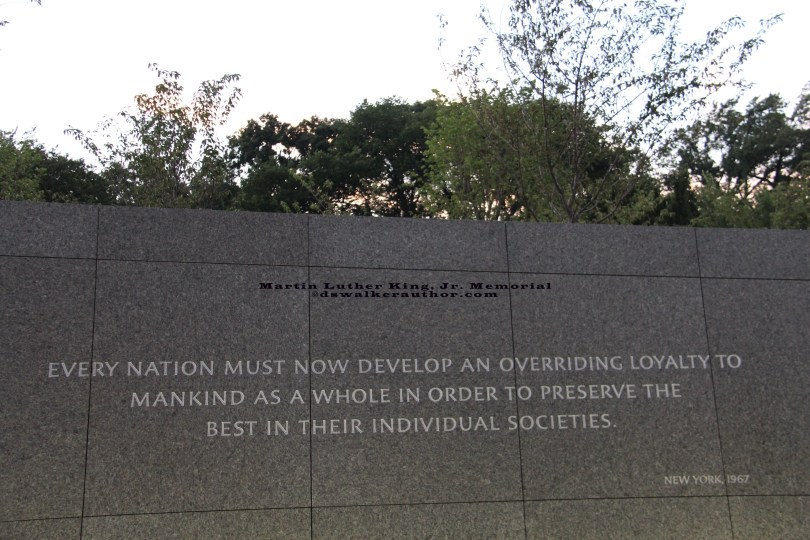 Martin Luther King, Jr. Memorial in Washington D.C. ©dswalkerauthor.com May be shared with length to this post.